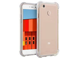 Mobile Case Back Cover For Redmi 4 (Transparent) (Pack of 1)